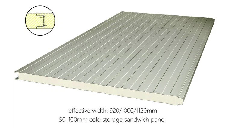 Joint type of cold storage panels_